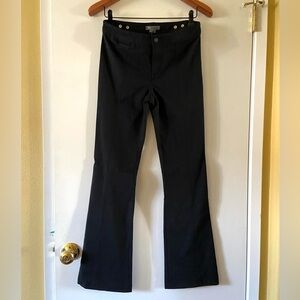 Vince black button flare pants size 6 NWT